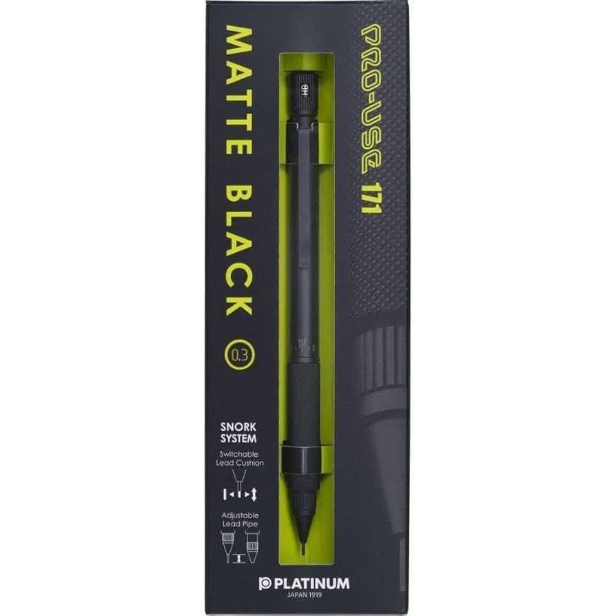 Platinum Pro-Use 171 Mat Siyah Versatil Kalem 0.5 mm