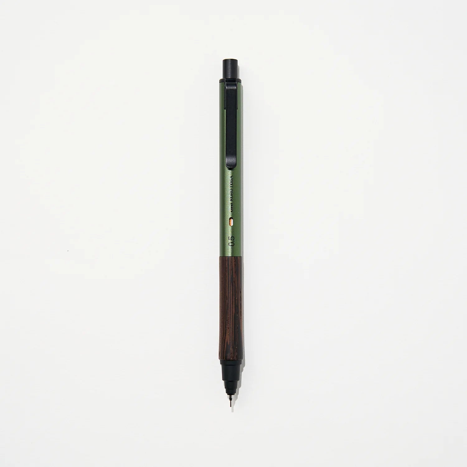Uni Kuru Toga Wood Versatil Kalem 0.5 mm Forest Green