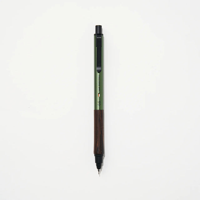 Uni Kuru Toga Wood Versatil Kalem 0.5 mm Forest Green