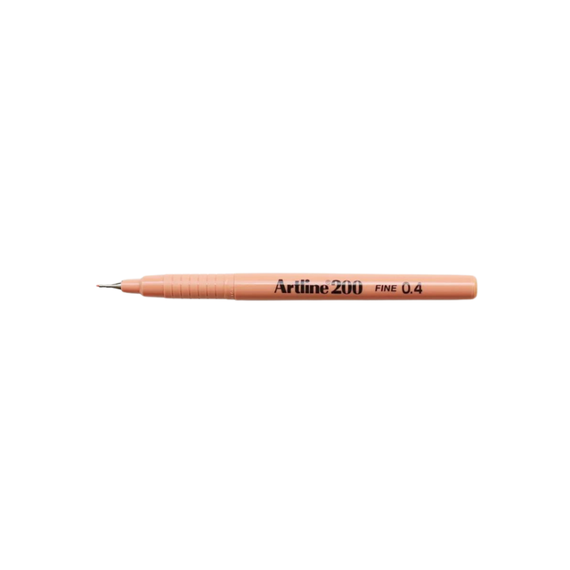 Artline 200 Fine Keçe Uçlu Yazı Kalemi 0.4mm Apricot