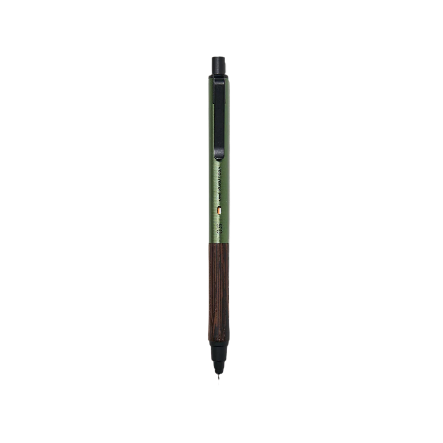 Uni Kuru Toga Wood Versatil Kalem 0.5 mm Forest Green