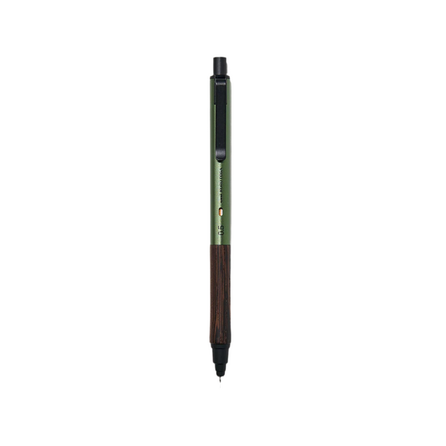 Uni Kuru Toga Wood Versatil Kalem 0.5 mm Forest Green