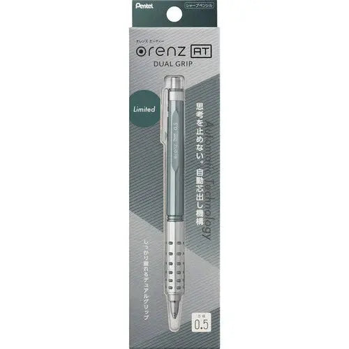 Pentel Orenz AT Limited kutusu yeşil versiyon, Dual Grip ve Limited baskısı, 0.5 mm ambalajı