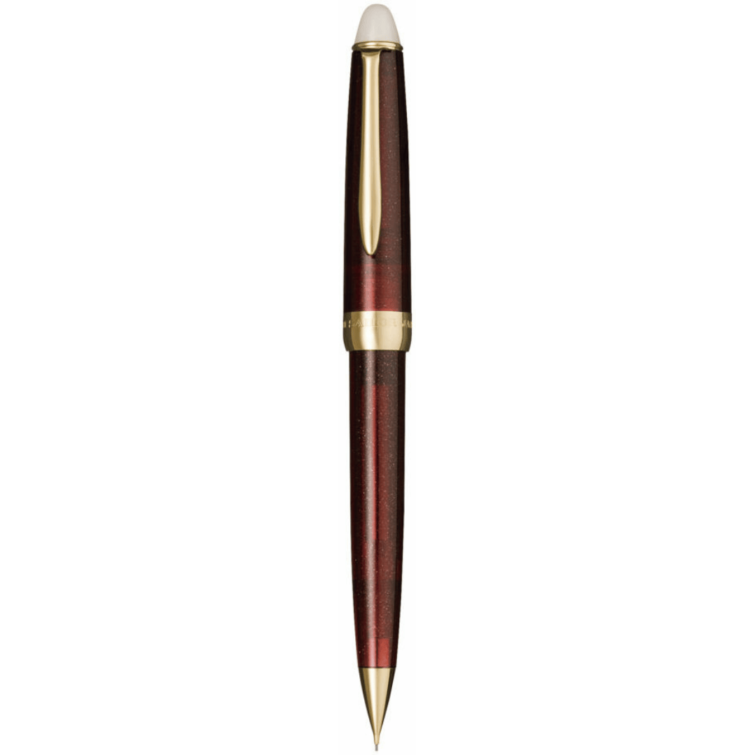 Sailor Shikiori versatil kalem bordo simli gövde ve altın rengi klips, tam boy, 0.5 mm