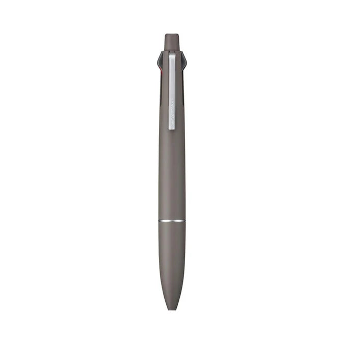 Uni Jetstream 4&1 Lite çok fonksiyonlu kalem, koyu gri mat gövde, dikey tam boy görünüm