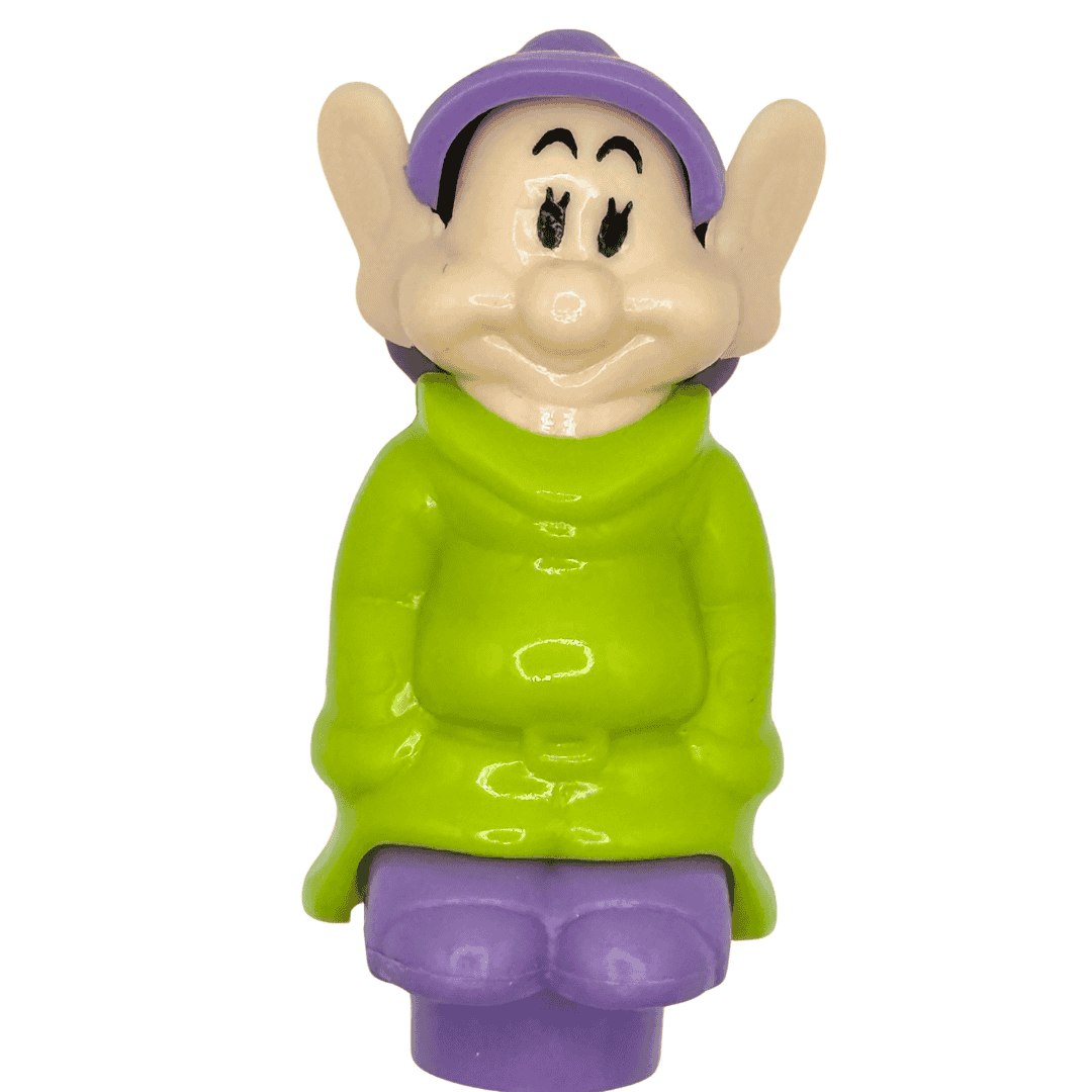 Pentel The Seven Dwarfs kalemin cüce figürlü başlığı tek başına, önden görünüm