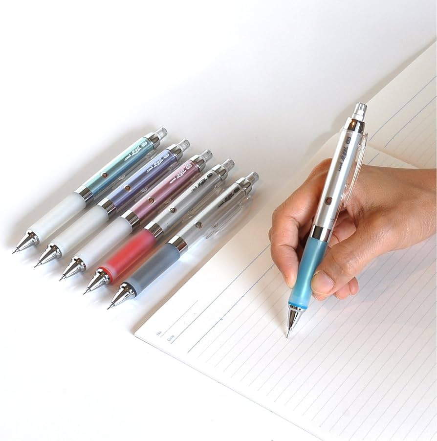 Uni Alpha Gel Kuru Toga Versatil Kalem 0.5 mm Mor