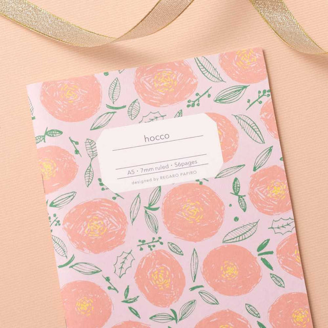 Apica Hocco A5 Defter Çiçek Çizgili