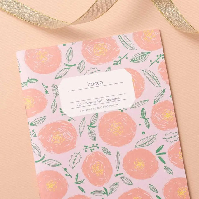Apica Hocco A5 Defter Çiçek Çizgili