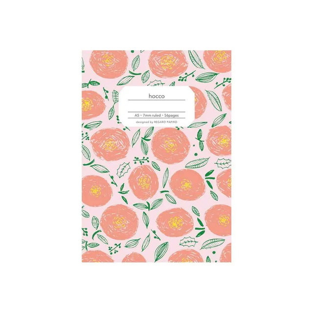 Apica Hocco A5 Defter Çiçek Çizgili
