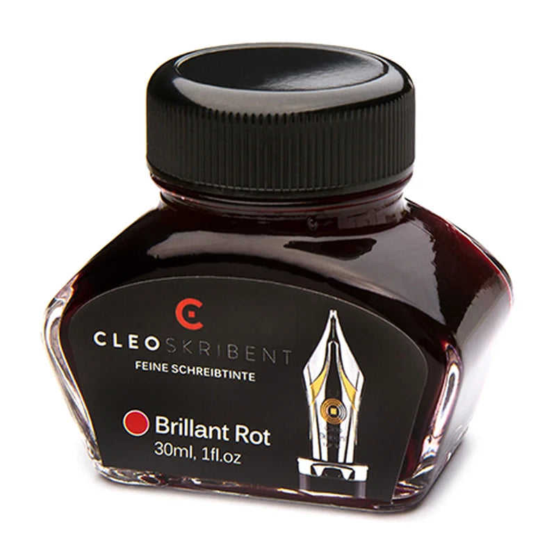 Cleo Skribent şişe mürekkep 30 ml, Brillant Rot
