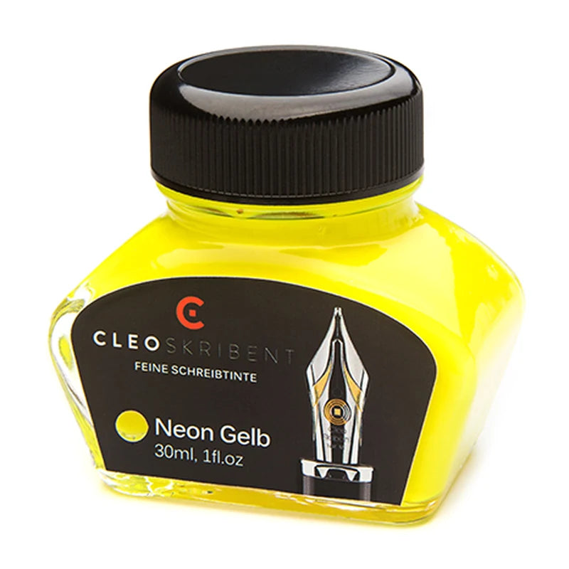 Cleo Skribent şişe mürekkep 30 ml, Neon Gelb