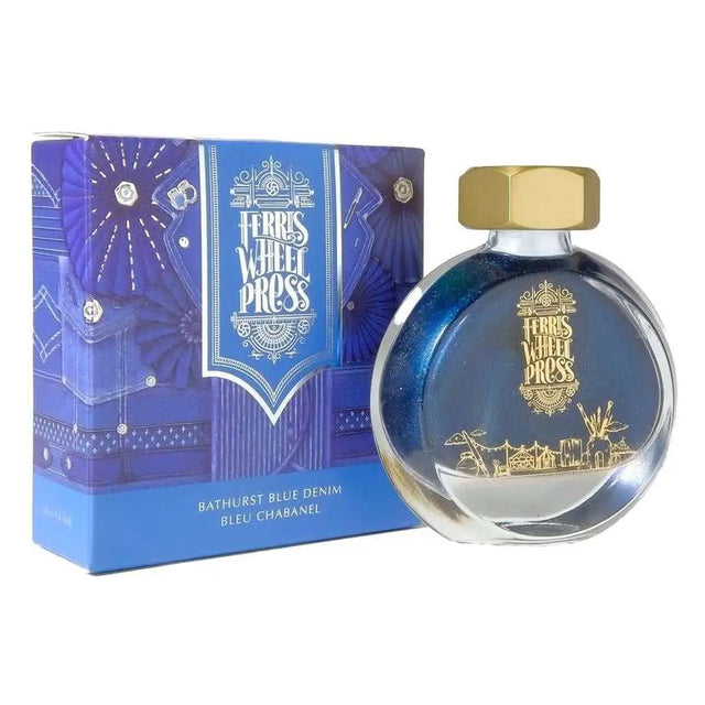Ferris Wheel Press 38 ml Şişe Mürekkep Bathurst Blue Denim