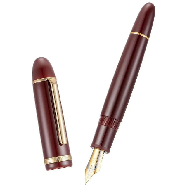 Jinhao X159 Dolma Kalem Wine Red Gold Medium