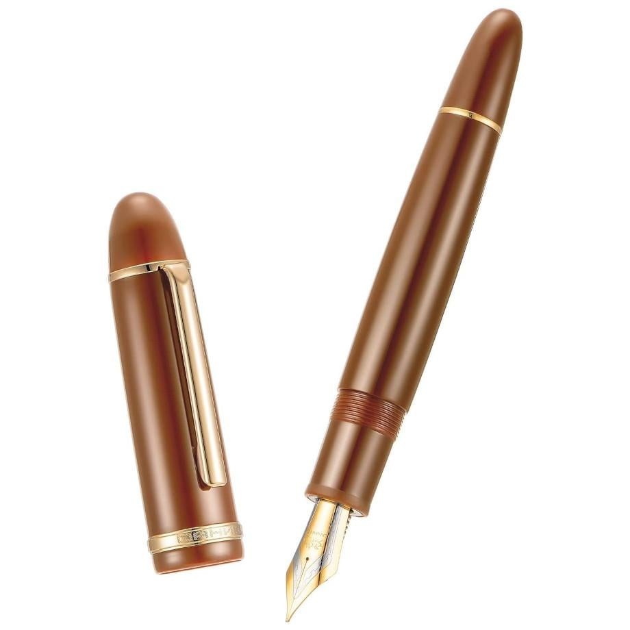 Jinhao X159 Dolma Kalem Kahve Gold Medium