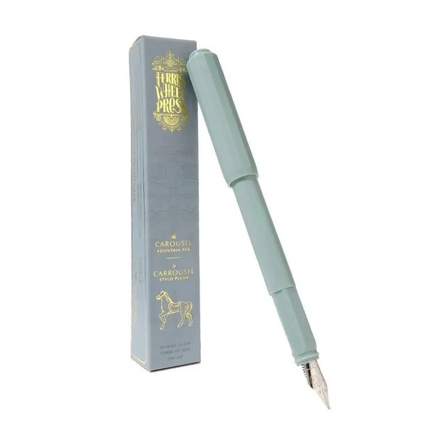 Ferris Wheel Press Carousel Dolma Kalem Seaside Glass Fine