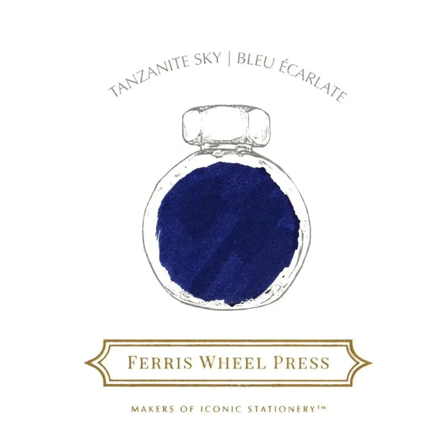 Ferris Wheel Press 38 ml Şişe Mürekkep Tanzanite Sky