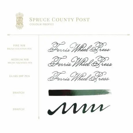 Ferris Wheel Press 38 ml Şişe Mürekkep Spruce County Post