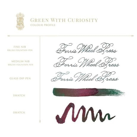 Ferris Wheel Press 20 ml Şişe Mürekkep Green With Curiosity