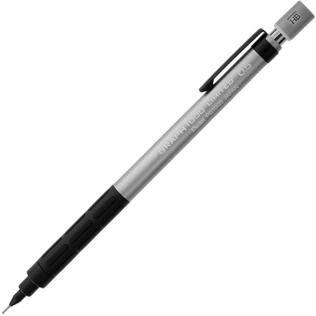Pentel Graph 1000 Limited Versatil Kalem Gümüş 0.5 mm