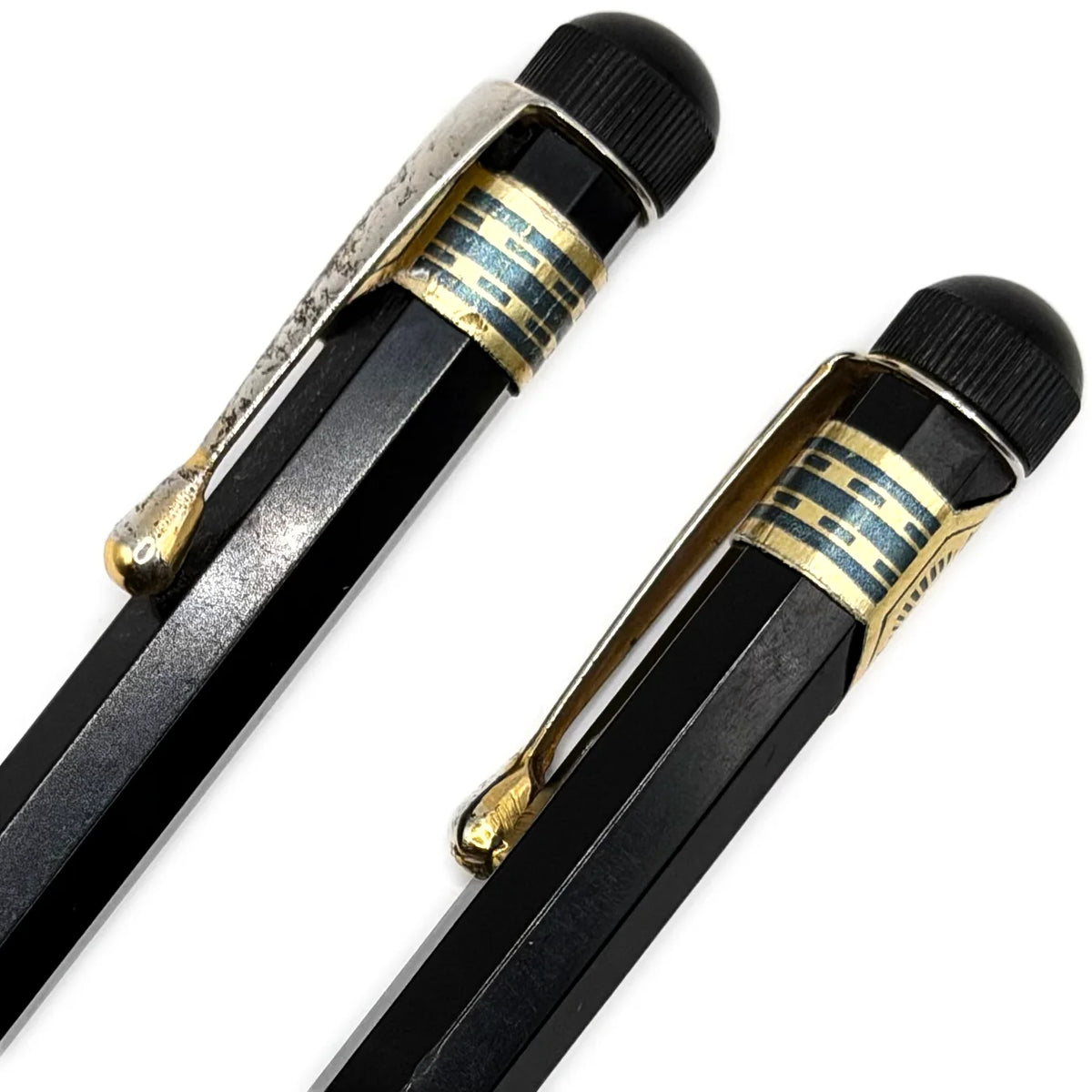 Kaweco vintage klipsli versatil kalem damla uçlu klipsler ve tırtıllı başlık