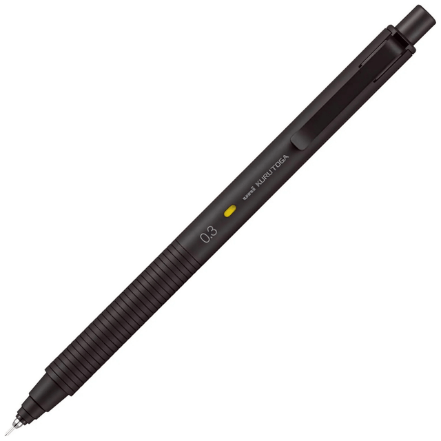 Uni Kuru Toga Metal Versatil Kalem - Nocturne Black 0.3 mm