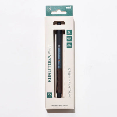 Uni Kuru Toga Wood Versatil Kalem 0.5 mm Steel Grey