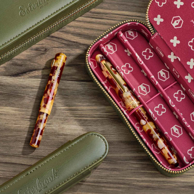 Esterbrook Niblet Tortoise Gold Dolma Kalem - Mini Stub