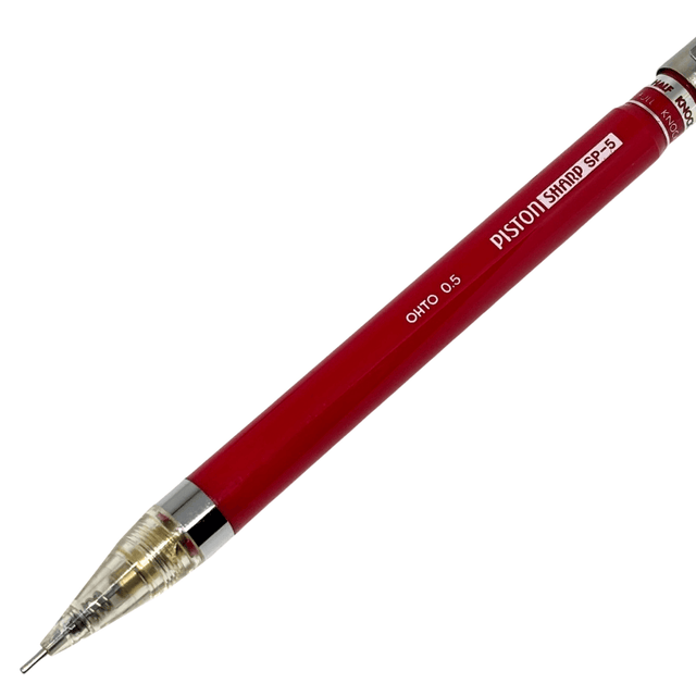 Ohto Piston Sharp Versatil Kalem 0.5 mm Kırmızı