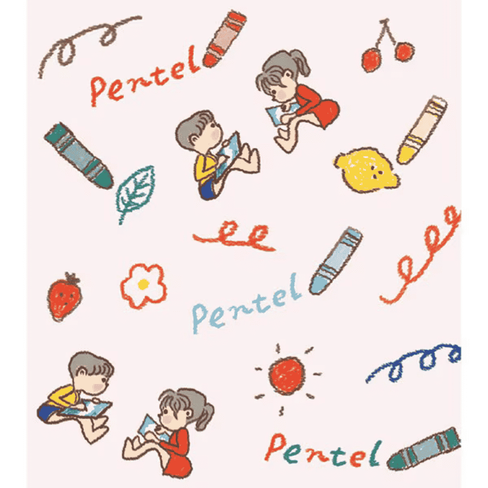 Pentel × Furukawa Shiko Sınırlı Üretim Memo Pad - 4 Desenli Japon Not Kâğıdı