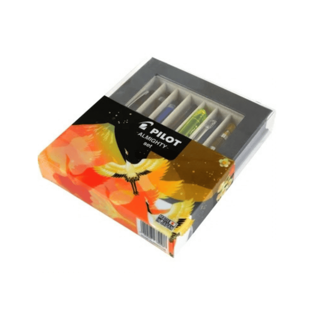 Pilot Almighty Set: MR, Synergy Point, FriXion ve H-327'li 7 Parçalı Japon Kalem Hediye Seti