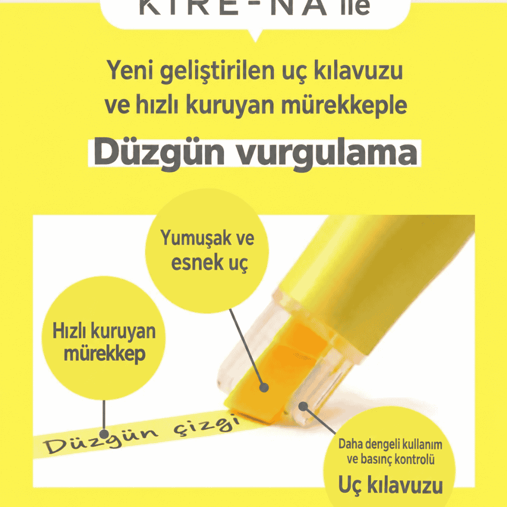 Pilot Kire-Na Çift Uçlu Fosforlu Kalem