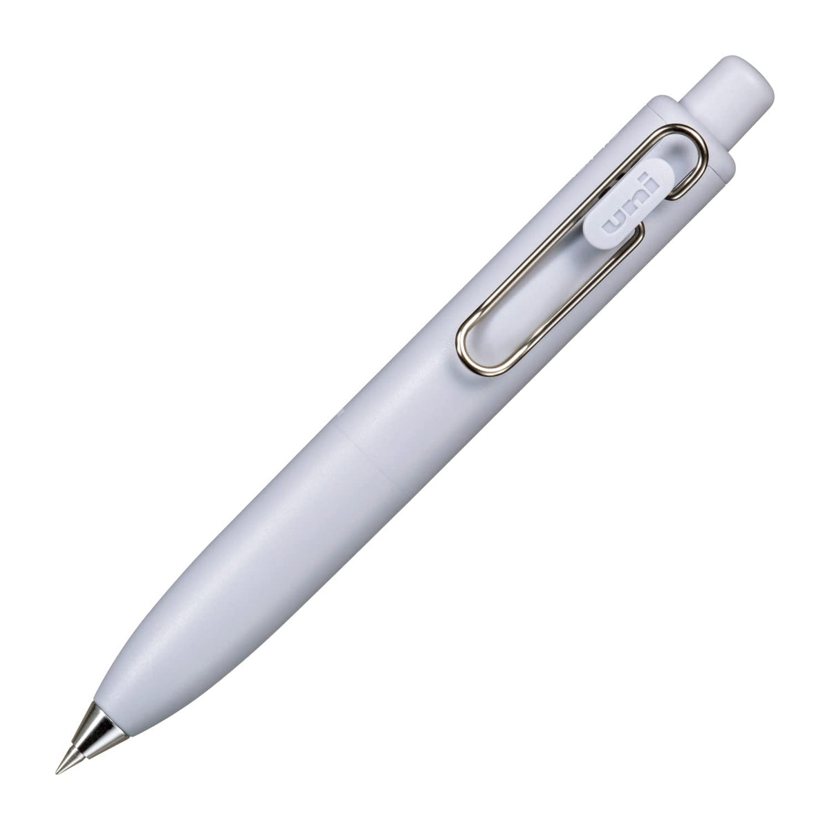 Uni-ball One P jel kalem açık gri gövde ve ataş biçimli klips, tam boy, 0.38 mm