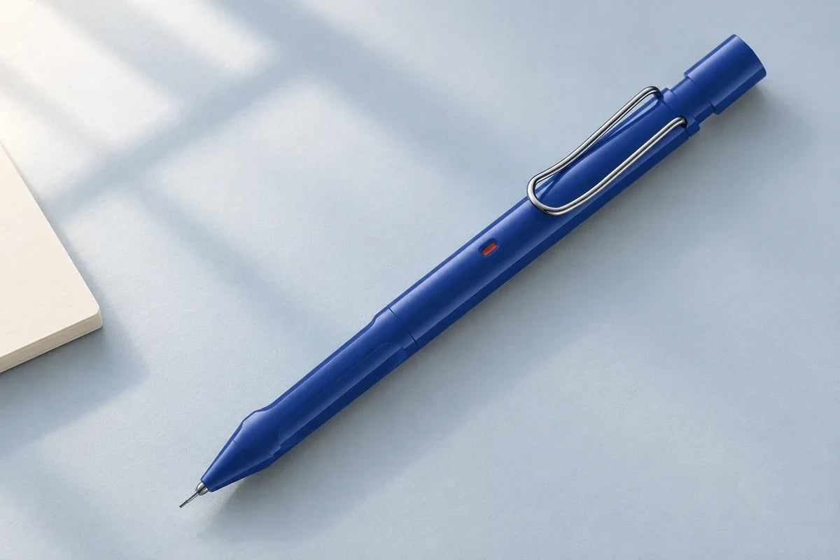 Lacivert Lamy Safari Kuru Toga Inside 0.5 mm ve metal tel klipsi