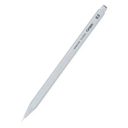 Kokuyo Campus Enpitsu Sharp gri gövdeli versatil kalem, mor tıklama başlığı, 0.3 mm