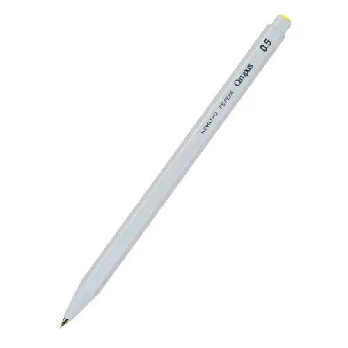 Kokuyo Campus Enpitsu Sharp gri gövdeli versatil kalem, sarı tıklama başlığı, 0.5 mm