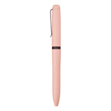 Uni Jetstream Prime Lite Touch pudra pembe gövde, BLK yazılı siyah renk halkası görünür