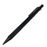 Uni M5-1006 vintage versatil kalem mat siyah metal gövde, tırtıklı kavrama, 0.5 mm