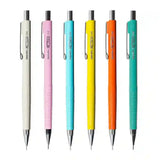 Sakura Retrico versatil kalem altı rengi yan yana, beyaz, pembe, mavi, sarı, turuncu ve yeşil, 0.5 mm