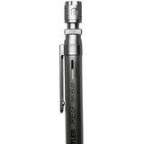 Staedtler REG kalemin üst kısmı, HB göstergeli başlık, tırtıklı ayar halkası ve regulator yazısı