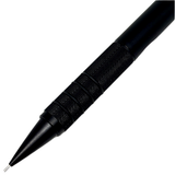 Uni M5-1006 kalemin tırtıklı metal kavrama bölümü ve konik ucu yakın çekim