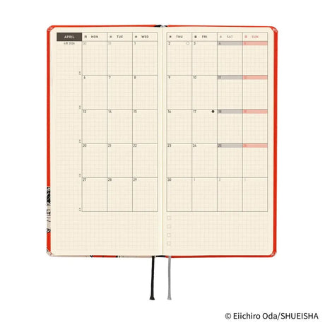 Hobonichi Techo Weeks 2026 – ONE PIECE Ajanda