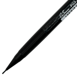 Pentel PG5 Full Black tırtıklı kavraması ve konik ön ucu, 0.5 mm ile JAPAN baskısı görünür