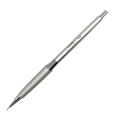 Uchida Drawing Sharp vintage versatil kalem gümüş gövde, tam boy eğik görünüm, 0.5 mm