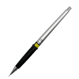 Uchida KD-SE Vintage versatil kalem gümüş gövde ve siyah tırtıklı kavrama, tam boy, 0.3 mm