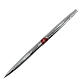 Pentel PS-1045 vintage versatil kalem krom gövde, kırmızı gösterge penceresi, tam boy, 0.5 mm