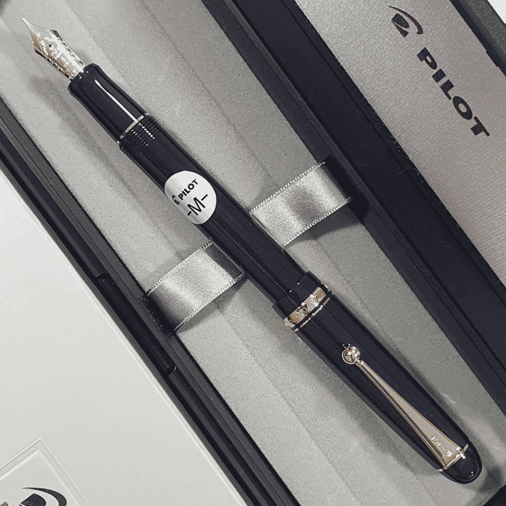 Pilot Custom 74 Dolma Kalem Dark Blue - 14K Altın Uç, M