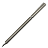 Platinum Z vintage versatil kalem ince gri metal gövde ve konik çelik uç, tam boy, 0.5 mm