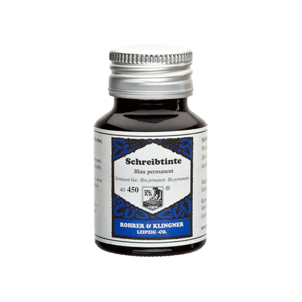 Rohrer & Klingner Blau Permanent Şişe Mürekkep 50 ml
