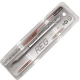 Staedtler Reg versatil kalem orijinal blister ambalajında, gümüş gövde ve REG baskısı, 0.5 mm